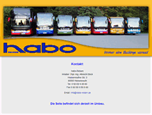 Tablet Screenshot of habo-reisen.de